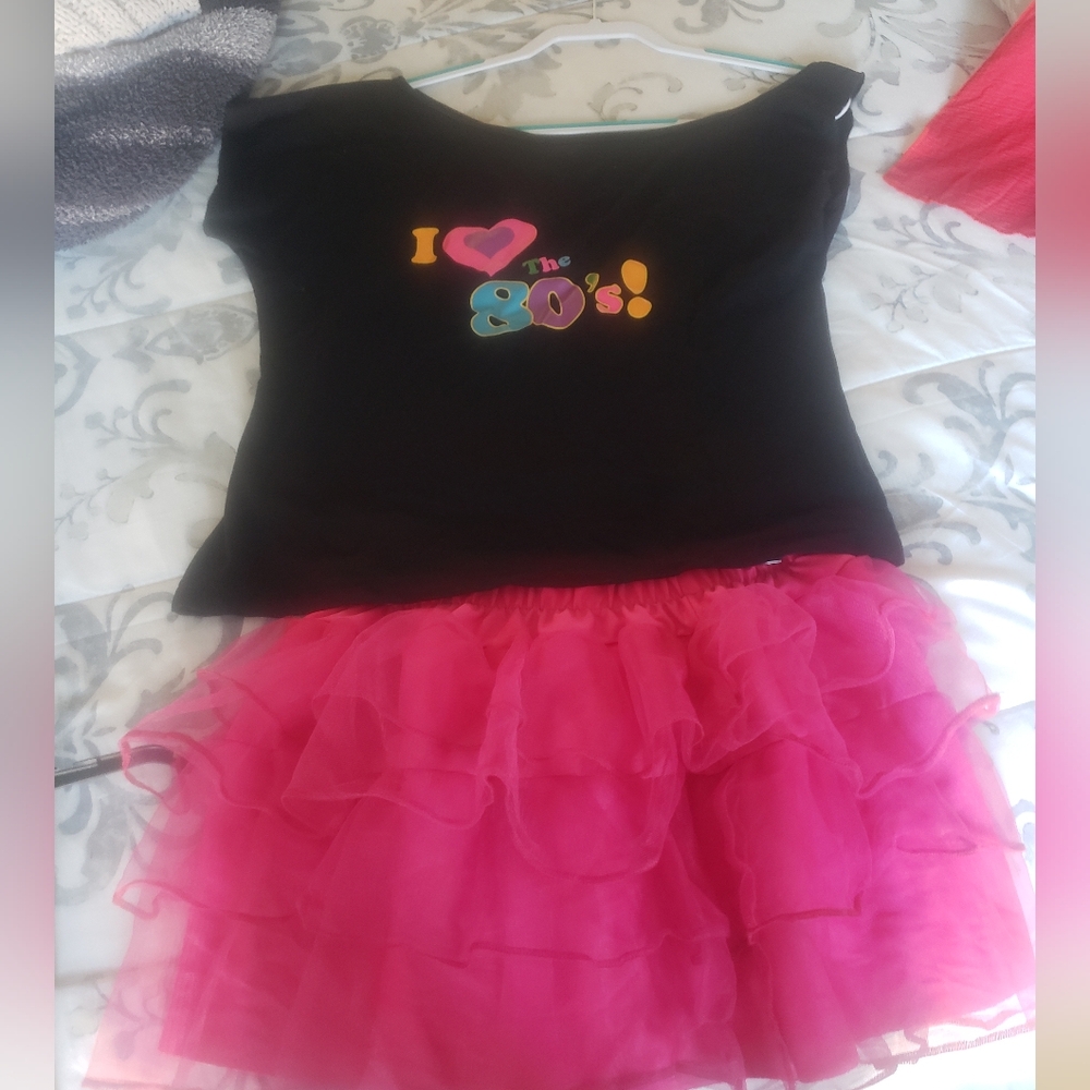NWT 80'S GIRL ADULT COSTUME